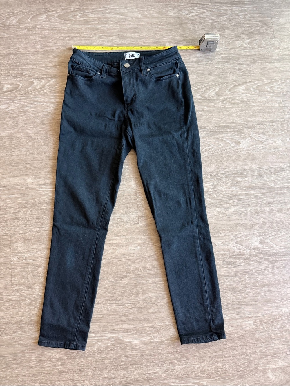 PAIGE Black Skinny Jeans - Women's Stretch Denim